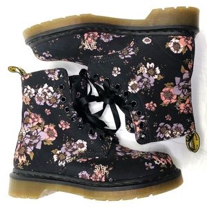 Dr. Martens | Shoes | Dr Martens Beckett Wild Rose 8eye Boots Size 6 |  Poshmark